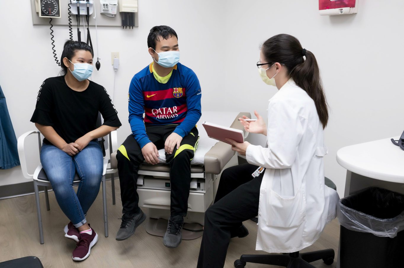 From left to right: Baw, Pray and Dr. Melanie Menning. 