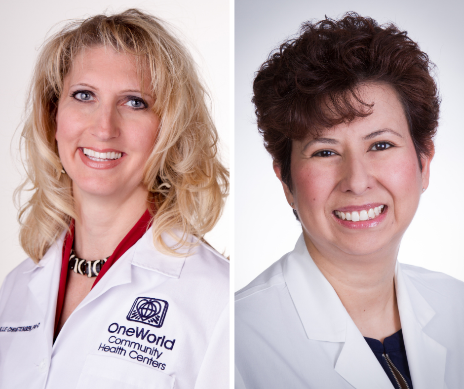 Headshots of Michelle Christensen (left), Stella Washington (right)