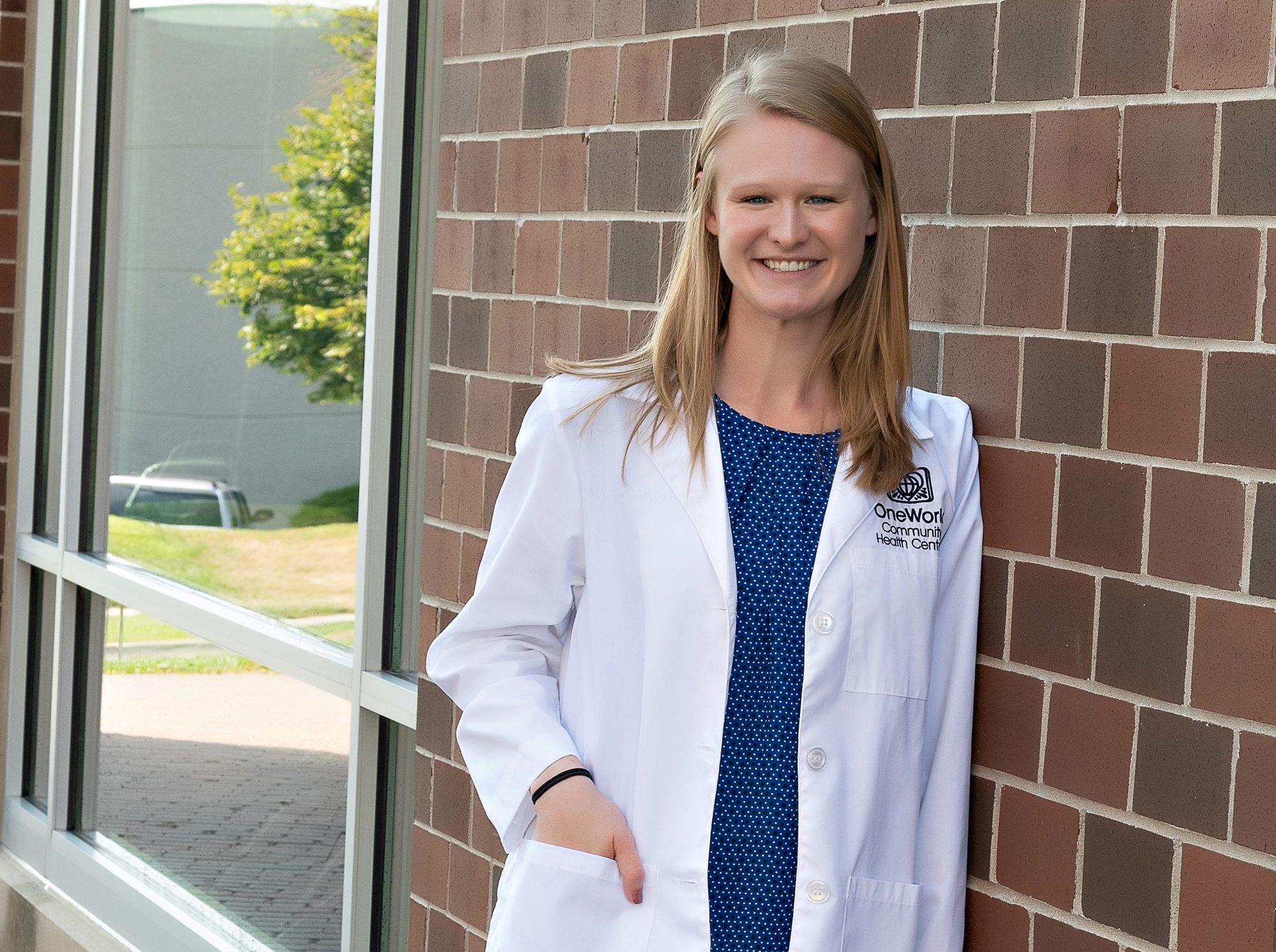 Jessica Witt, PharmD standing outside